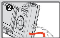 DAITSU DF300 - Attaching the strap - 2