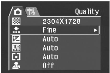 DAITSU DF410Z - Réglage de la résolution et de la qualité des images - 4