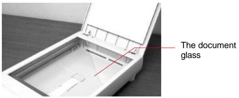 AVISION 1200U - To clean the document glass, - 1