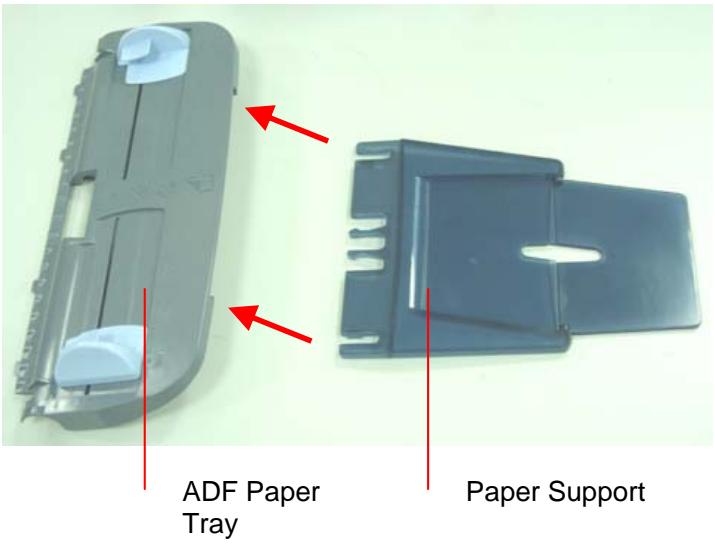 AVISION AV121 - Installing the ADF Paper Tray Unit - 1
