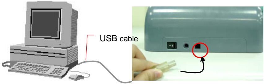 AVISION AV121 - Connecting to Computer - 1