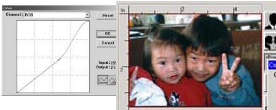 AVISION AV220 - Adjusting the Brightness Curve - 3