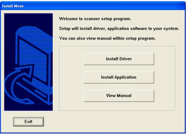 AVISION AV3600 - The software installation graphic should appear as below: - 1