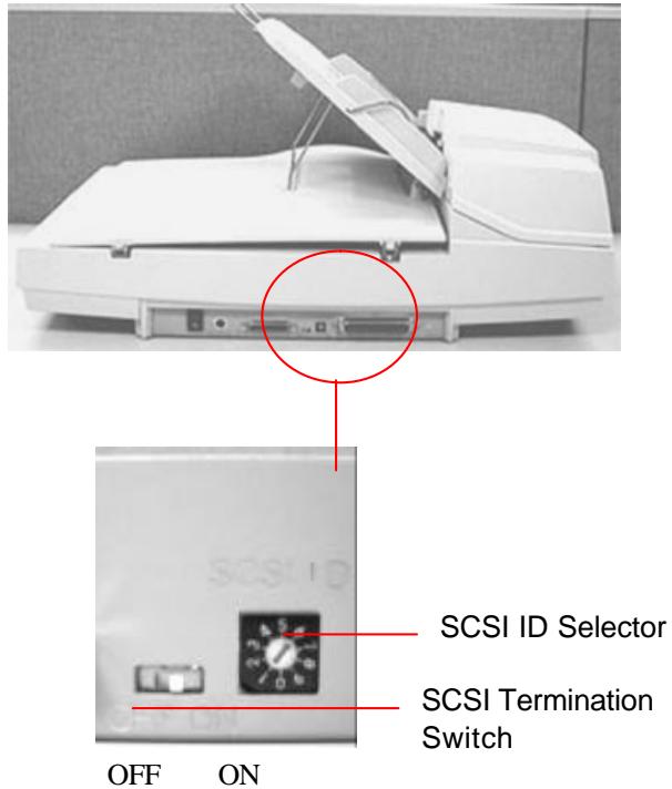 AVISION AV3600 - Setting SCSI Terminator - 1
