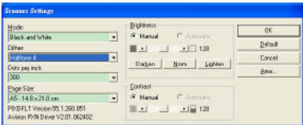 AVISION AV3600 - ISIS INTERFACE OPERATION - 1