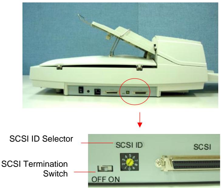 AVISION AV3850 - Setting SCSI Terminator - 1