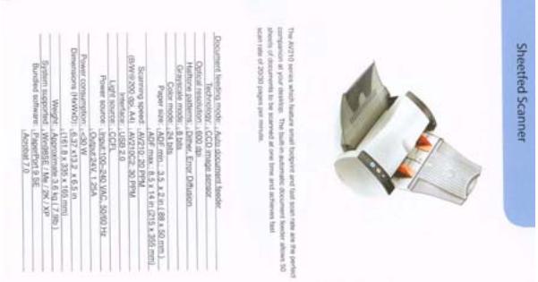 AVISION AV3850 - Choice: Book, Fanfold. - 1