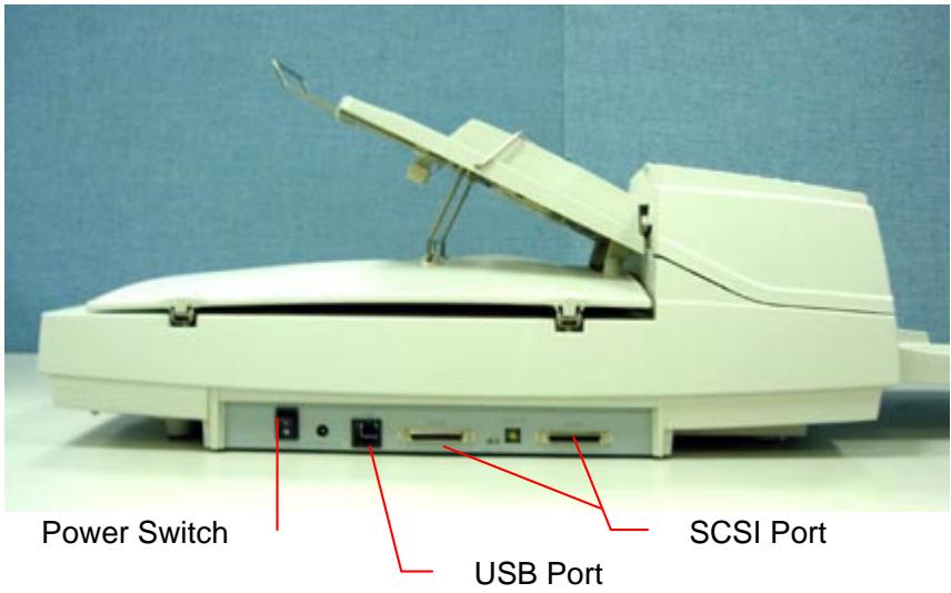 AVISION AV3850 - iii). SCSI Termination/USB Port - 3
