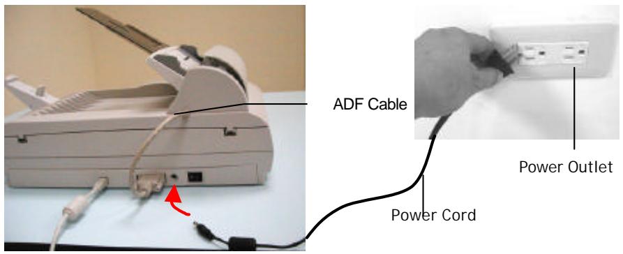 AVISION AV610 - Connecting to the ADF and Power - 1