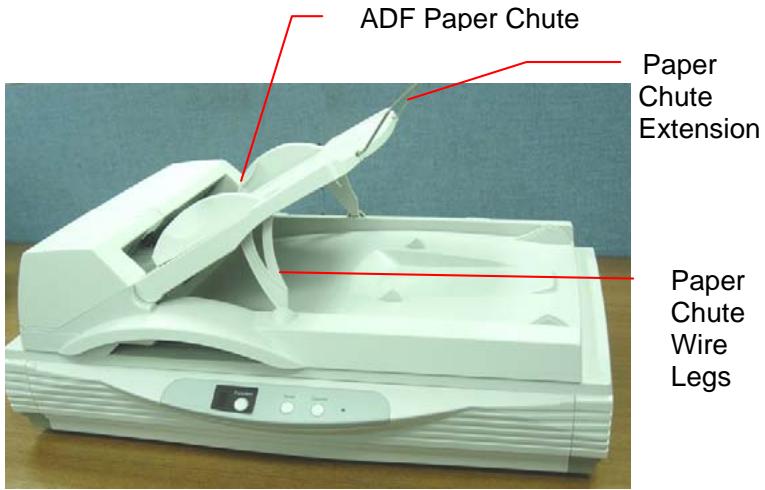 AVISION AV8050U-G - ADF PAPER CHUTE - 1