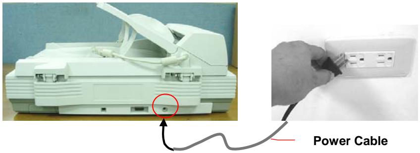 AVISION AV8050U-G - CONNECTING TO POWER - 1