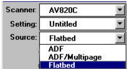 AVISION AV810C - Scanning Source: - 1