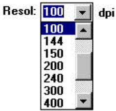 AVISION AV810C - RESOLUTION CONTROL - 1