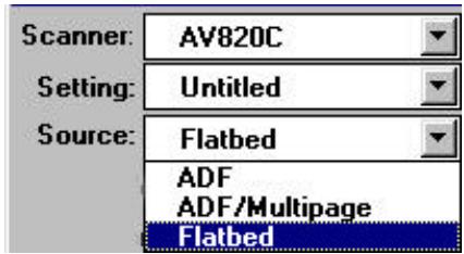 AVISION AV820 - Scanning Source: - 1