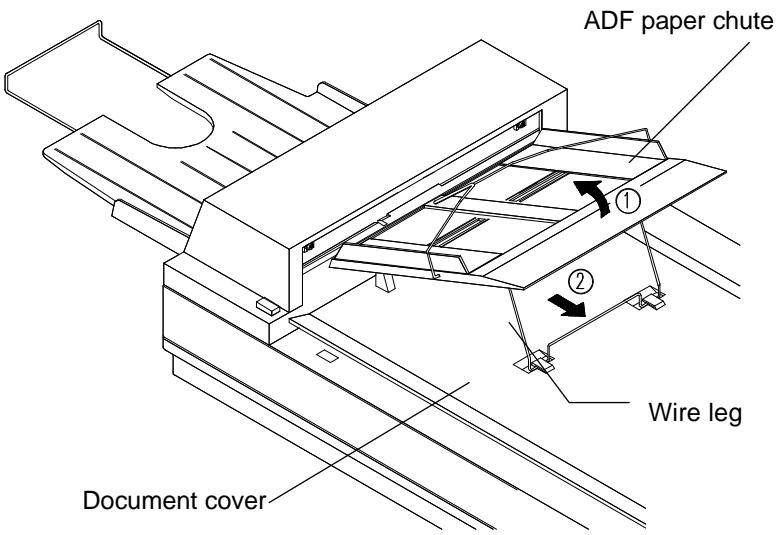 AVISION AV820 - ADF PAPER CHUTE INSTALLATION - 1