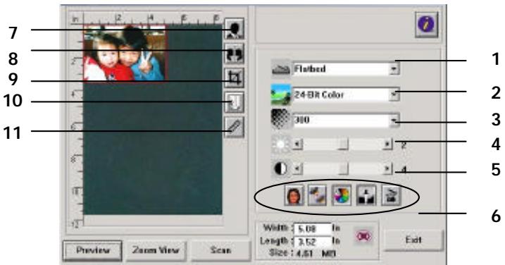 AVISION AVA3 - Descripción de la interfaz de usuario - 1