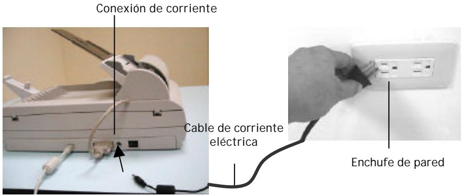 AVISION AVA3 - Conexión de la alimentación y encendido de laquina - 1