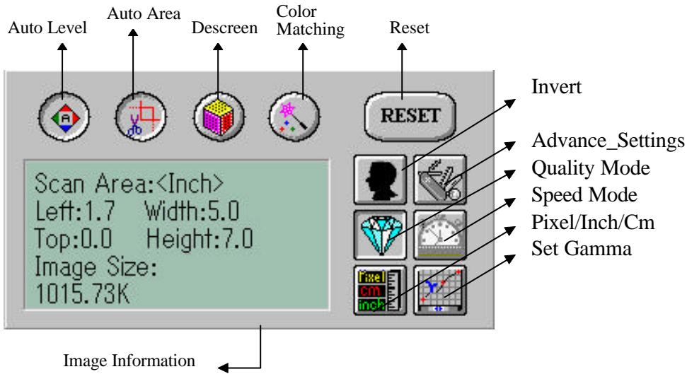 AVISION DS600C - SCANNING PARAMETERS &amp; IMAGE CONTROL - 2