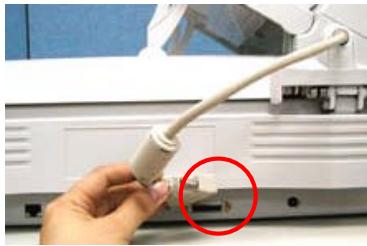 AVISION DS8000C - CONNECTING THE ADF CABLE - 1