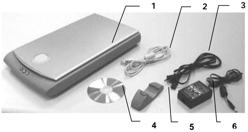 AVISION FB1210U - CHECKING THE PACKAGE CONTENTS - 1