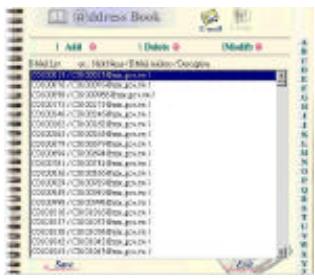 AVISION NETDELIVER @V1800 - Managing Your E-mail Address Book - 4
