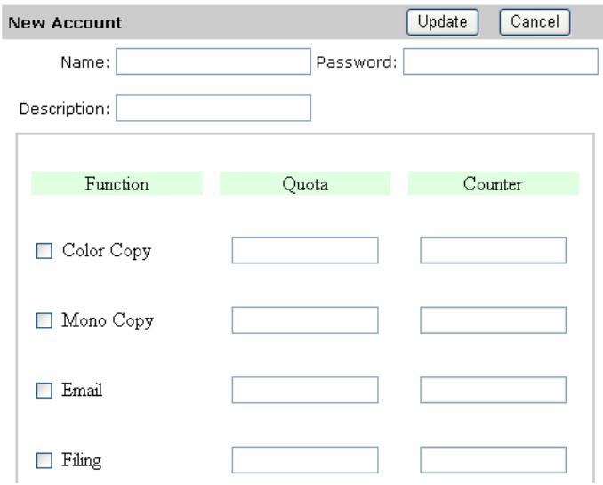 AVISION NETDELIVER @V2500 - SETTING UP ACCOUNT MANAGEMENT BY THE PRODUCT'S WEB PAGE - 4