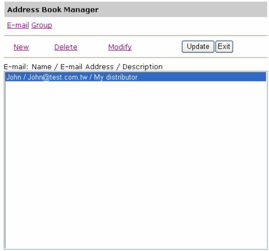 AVISION NETDELIVER @V2500 - ADDING A NEW GROUP - 1