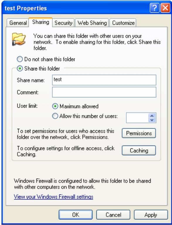 AVISION NETDELIVER @V2500 - Example 1: Illustrating CIFS profile settings - 2