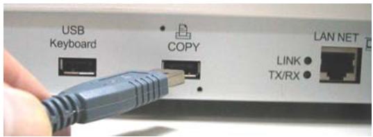 AVISION NETDELIVER @V2500 - CONNECTING THE PRINTER CABLE - 1