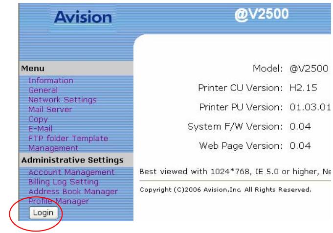 AVISION NETDELIVER @V2500 - Managing the Address Book - 1