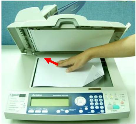 AVISION NETDELIVER @V2500 - Placing Your Documents - 2