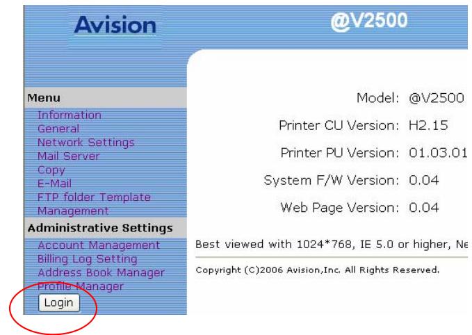 AVISION NETDELIVER @V2500 - Note: - 3
