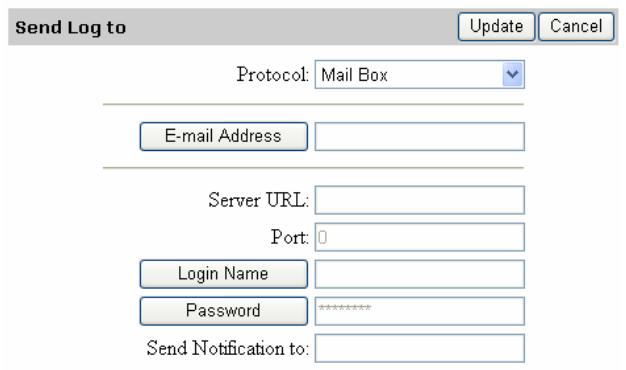 AVISION NETDELIVER @V2500 - CREATING BILLING LOG SETTINGS BY THE PRODUCT'S WEB PAGE - 4