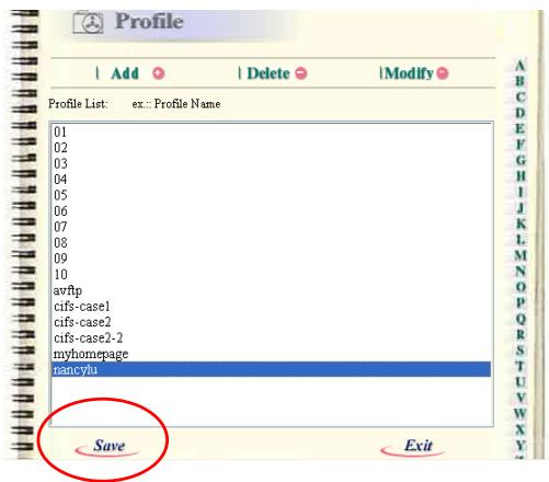 AVISION NETDELIVER @V5100 - Click Update to temporarily save the latest data, or Cancel to exit. - 1