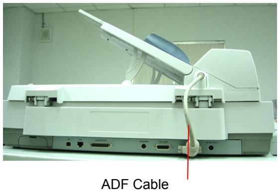AVISION NETDELIVER @V5100 - CONNECTING THE ADF CABLE - 1