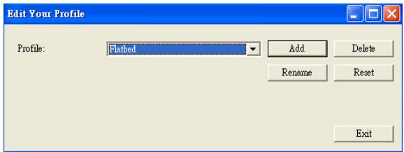 AVISION A10C2 - To delete a profile, - 1