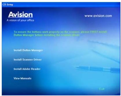 AVISION A10C2 - Installing the Scanner Driver - 1