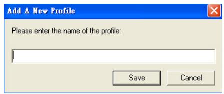 AVISION A10C2 - To add a new profile, - 2