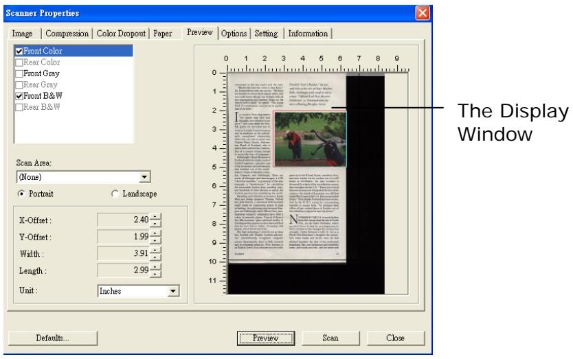 AVISION A20G - The Preview Tab - 1