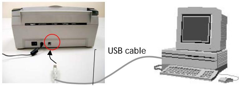 AVISION A20G - Connecting to Computer - 1