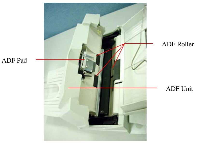 AVISION AV3850SU - Cleaning the ADF - 1