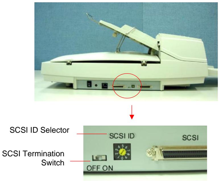 AVISION AV3850SU - Setting SCSI Terminator - 1