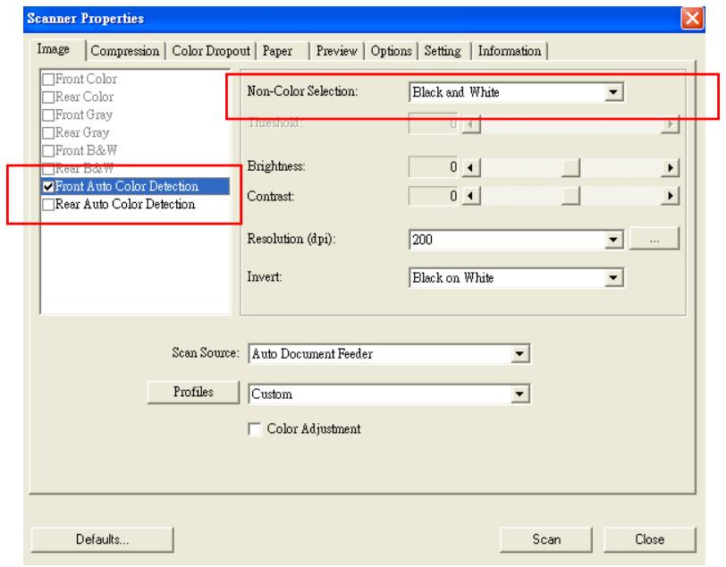 AVISION AV6200 - Front/Rear Auto Color Detection: - 1