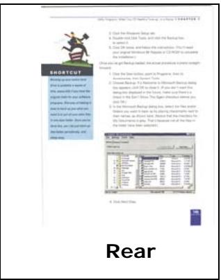 AVISION AV6200 - Example 2 : Scanning a two-sided color document, one in B&amp;W(Drop Blue Color : Threshold : 10, Background : 79), the other in color - 3