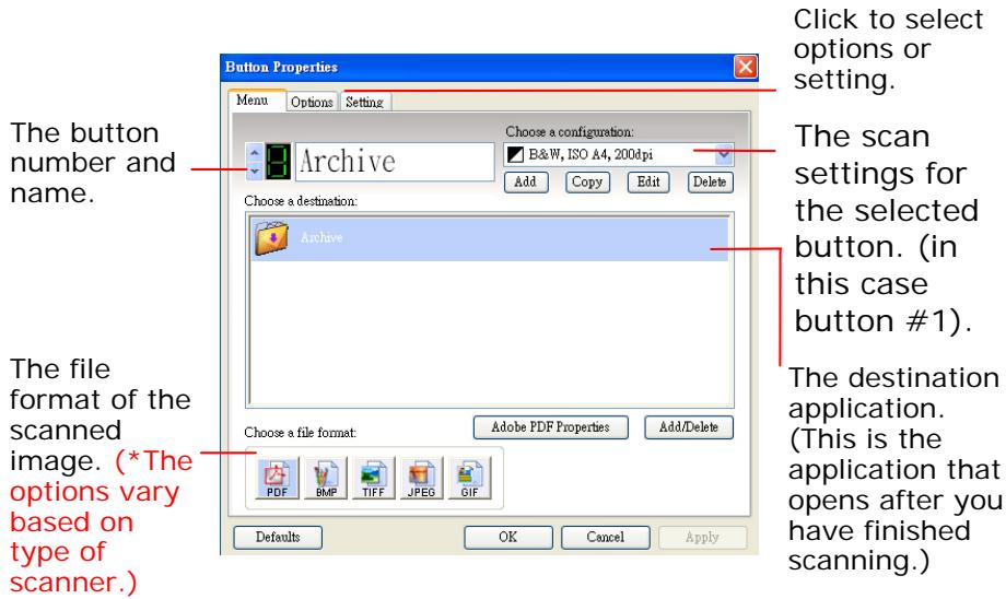 AVISION AVA5 - Checking the Button Configurations Before Scanning - 2