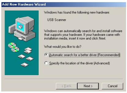 AVISION AVA5 - New Hardware Found - 2