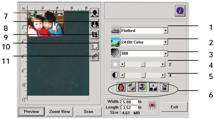 AVISION AVA6 - A Glance of the user interface - 1