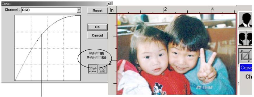 AVISION AVA6 - Adjusting the Brightness Curve - 2