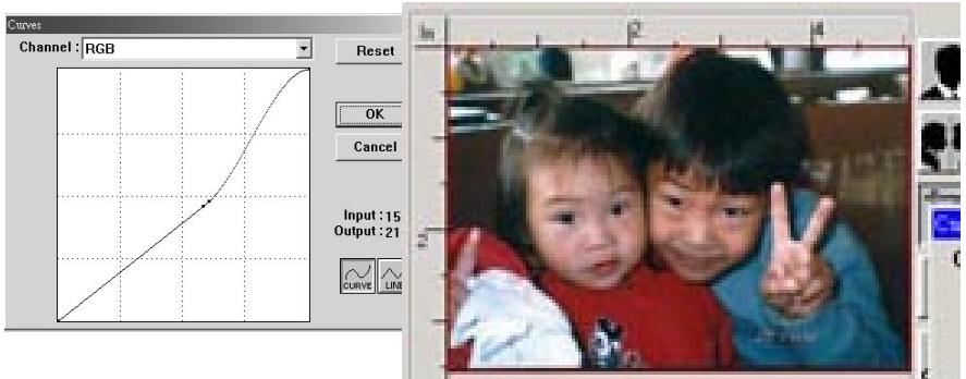 AVISION AVA6 - Adjusting the Brightness Curve - 3