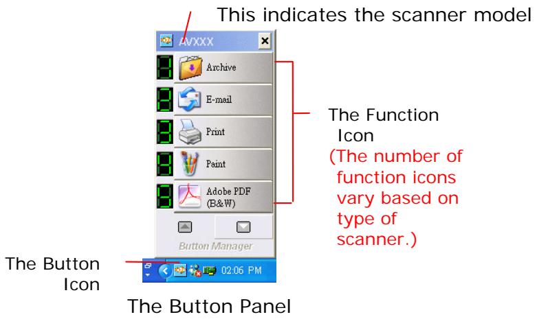 AVISION FB2080E - Checking the Button Configurations Before Scanning - 1